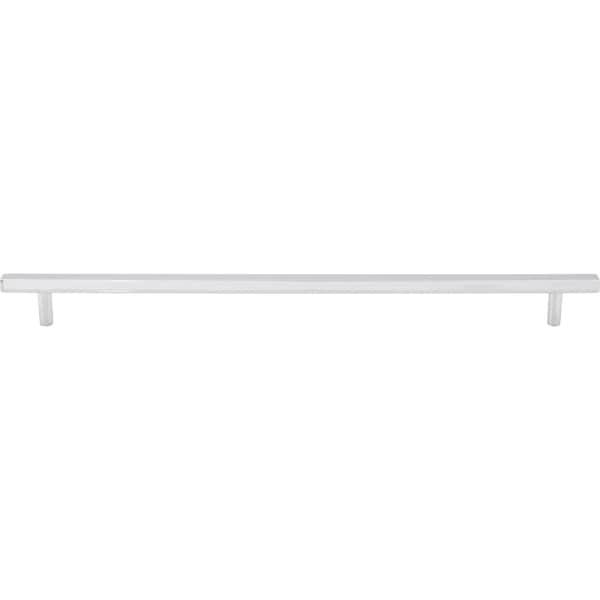 305 Mm Center-to-Center Polished Chrome Square Dominique Cabinet Bar Pull